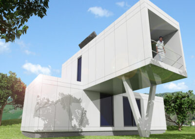 Vivienda modular bioclimática prefabricada